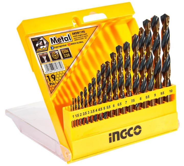 Ingco Pcs Cobalt Hss Drill Bits Set Mm Akdb Lazada Ph