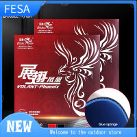 FESA ยางลายกีฬาปิงปองฟินิกซ์รุ่นฟินซ์ฟิชั่นคู่ใหม่เทคโนโลยีโปรฟองน้ำสีฟ้าปิงปองค้างคาวห่วงเร็วไม้แร็กเกตลายกีฬาปิงปอง