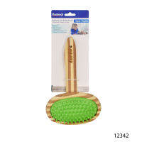 Kanimal Pet Massage Brush หวียางนวดขน แปรงนวดขน ช่วยผ่อนคลาย สำหรับสุนัขและแมว Size M ขนาด 11.5x18.5 ซม.