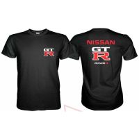 Nissan Nismo Racing Car Race Gtr Logo Motorsport Skyline Black T-shirt Mens Round Neck Short Sleeves