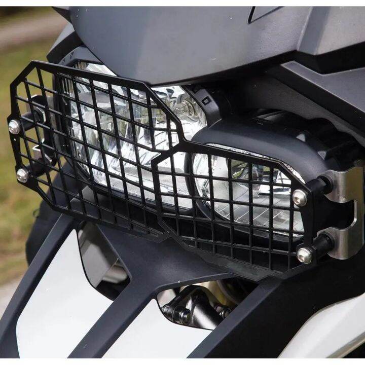 Motorcycle Headlight Protector Grille Guard Cover Hand Light Grille For