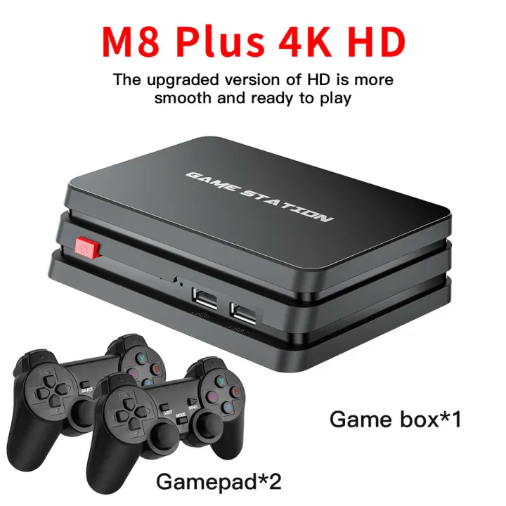 M8 Plus Tv Video Game Console Hdmi Compatible Output Mini Retro Game Console With 2 Wireless Controllers Games Ps1 Lazada