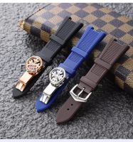 For Pp Patek Philippe Safe Comfortable Silicone Watchband 5711 5712G Nautilus 25mm Sports Mens Special Interface Watch Strap