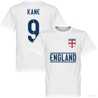 New England World Cup Fans T-shirt Sterling Kane White Short Sleeve Round Neck Unisex Large A