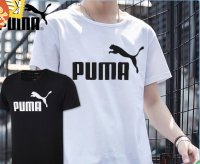 โล๊ะสต๊อก 【MENHXHKL】PUMA Man เสื้อยืดผู้ชาย กางเกงขาสั้น Cotton Sport T-shirt เสื้อยืดแขนสั้นต แขนสั้น เสื้อยืดสีดำ พร้อมส่ง