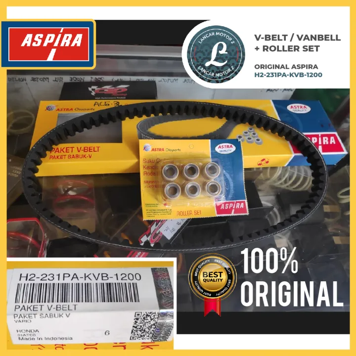 VBelt V Belt Vanbelt KVB 100 ORIGINAL HONDA ASPIRA / Vario Techno