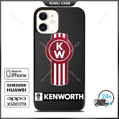 Kenworth Truck Carbon Phone Case for iPhone 14 Pro Max / iPhone 13 Pro Max / iPhone 12 Pro Max / XS Max / Samsung Galaxy Note 10 Plus / S22 Ultra / S21 Plus Anti-fall Protective Case Cover