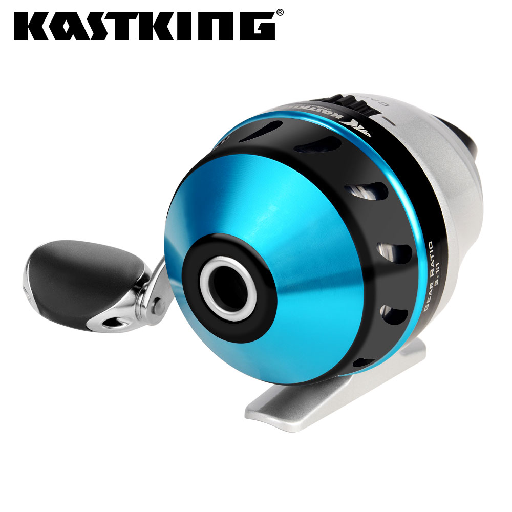 KastKing Brutus 4.0:1 Gear Ratio Spincast Reel Fishing Reel w/ 10LB Fishing Line 
