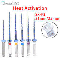 6 S1-F3ทันตกรรม Endodontics ไฟล์ความร้อน Acticated NiTi เครื่องยนต์ใช้ Super โรตารี่ไฟล์21มม.25มม. ทันตกรรม Root C File