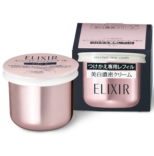Lõi Thay Thế - Kem đêm mờ nám trắng da chống lão hóa Shiseido Elixir Enriched Clear Cream 45g
