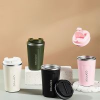 Stainless Steel Coffee Cup 380/510 ML Travel Thermal Vacuum Flask Insulated Cup Water Bottle Thermos Mug Leak-Proof Thermos