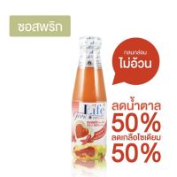 ?สินค้าขายดี? [ซอสพริก (เล็ก)]ซอสเผ็ดเกาหลี ซอส ซอสพริกศรีราชา ซอสพริกคีโต (200ML.) GOOD LIFE เครื่องปรุงลดเกลือโซเดียม กู๊ดไรฟ์ น้ำปลา ซอส LES-SO เกล