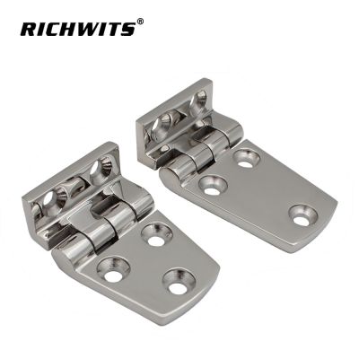 [Free ship] RICHWITS thickened 316 cast bent plate hinge ship yacht heavy-duty flat open