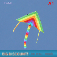 ?【Lowest price】TANG ว่าวการ์ตูนเด็กใหม่ว่าวลายรุ้งของเล่นที่บินได้และว่าวจับสายว่าวไนลอนกีฬากลางแจ้ง