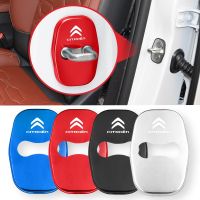 4PCS Car Antirust Door Lock Cover Stainless Steel Accessories For Citroen C4 C3 C5 C1 C2 Berlingo Celysee Cactus Picasso Aircros