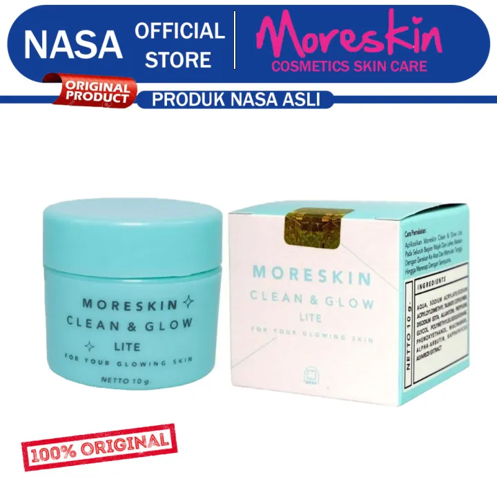 Moreskin Clean and Glow Original Nasa lite Lazada Indonesia