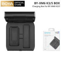 BOYA BY-XM6ไมโครโฟนไร้สาย BY-XM6 K1/K2 K3/K5 K4/K6ชาร์จกรณีกล่องชาร์จไร้สายชาร์จสำหรับ BY-XM6 (USB-C สายชาร์จรวม)