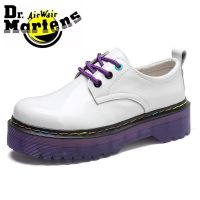 kfe901 พร้อมส่ง DR.MARTENS รองเท้าบูทมาร์ติน หนังวัวแท้ พื้นหนา กันลื่น ขนาดเล็ก สไตล์นักธุรกิจ แฟชั่นสําหรับผู้หญิง