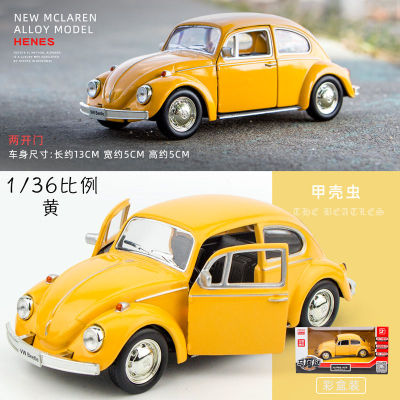 Car Retro Toy Gift 1:36 for Volkswagen Classic Beetle Superior 1967 Diecast Model Car Alloy Toys Collection with Gift Box