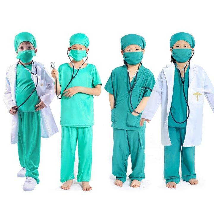 Doctor Nurse Costume Boy and Girl Show | Lazada PH