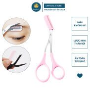 Kéo tỉa lông mày kèm lược chất liệu - BuyBox -BBPK349 nhựa cứng chắc chắn
