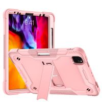 【DT】 hot  Heavy Duty Shockproof Case For iPad Pro 11 12.9 M2 2022 Kids Cover iPad 11 Pro 12 9 2018 2020 2021 Kickstand Pencil Holder Funda