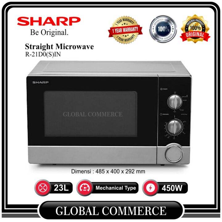 Sharp Microwave Oven R21D0 23 Liter R21D0(S)IN Lazada Indonesia
