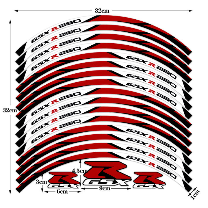 รถจักรยานยนต์-suzuki-17นิ้วล้อสติกเกอร์สะท้อนแสง-gsx-250r-gsx-250r-ไวนิลกันน้ำรูปลอกจักรยานจักรยาน-cover