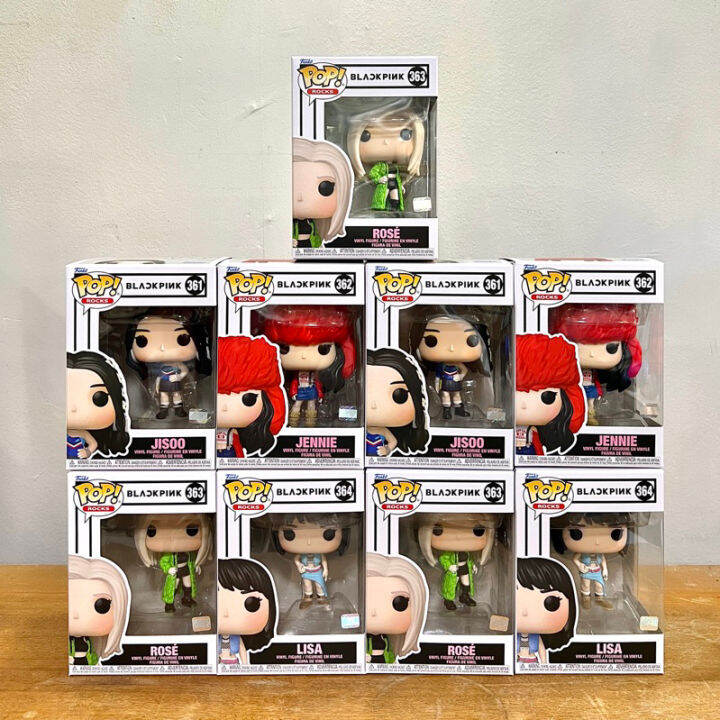 SHG Funko POP! Rocks Blackpink Jisoo (361) Jennie (362) Rosé (363) Lisa ...