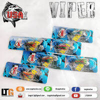 อุปกรณ์ตกปลา เหยื่อปลอม USA รุ่น Viper 3.8cm ใบพัดท้าย