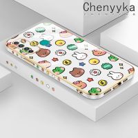 เคส Chenyyka สำหรับ Infinix เคส X655C 9 Pro ลายการ์ตูนสัตว์น่ารักแฟชั่นบางดีไซน์ใหม่หรูหราเคสโทรศัพท์ชุบคลุมทั้งหมดป้องกันเลนส์กล้องเคสนิ่มกล่องกันกระแทก