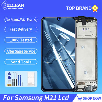 6.4 สำหรับ Samsung Galaxy M21 LCD Touch Screen Digitizer Assembly เปลี่ยน M215จอแสดงผล Frame