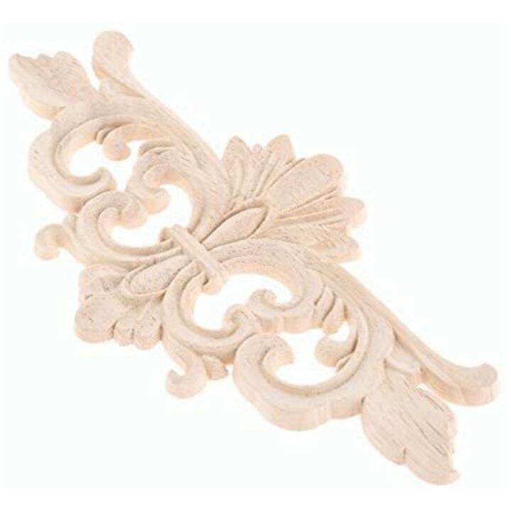 4pcs-carved-furniture-appliques-onlays-wooden-decal-corner-frame-decorative-for-cabinet-dresser-bed