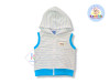 Áo khoác ghi lê có nón bé trai babywear s1-s5 - ảnh sản phẩm 4