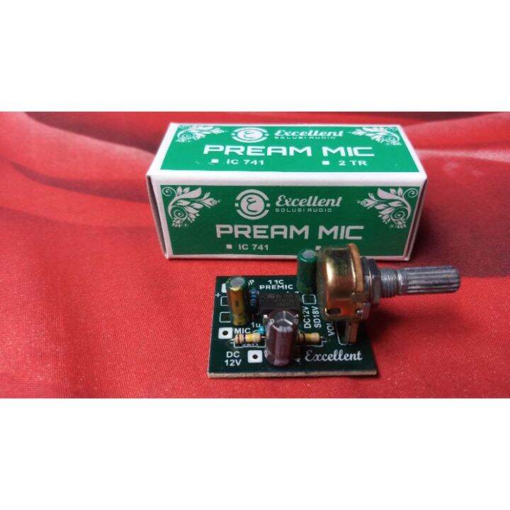 PRE AMP MIC IC741 1 POTENSIO Lazada Indonesia
