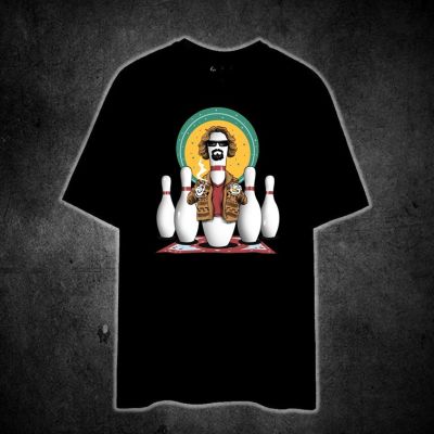 THE PIN LEBOWSKI Printed t shirt unisex 100% cotton