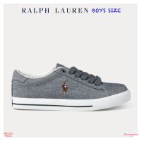 RALPH LAUREN EASTEN II CHAMBRAY SNEAKER ( BOYS SIZE 8-20 YEARS )