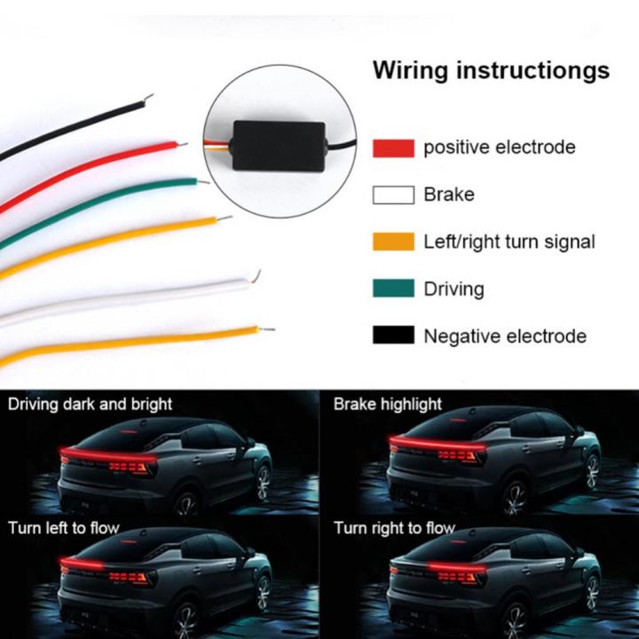 ชีวิตยาวรถหยุดสัญญาณไฟ-led-อัตโนมัติที่สามไฟเบรกทนทานรถยนต์-led-สปอยเลอร์แสงความสว่างสูงอุปกรณ์เสริมในรถยนต์