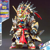 BANDAI GUNPLA SD GUNDAM WORLD HEROES SDW EDWARD SECOND V โมเดล กันดั้ม กันพลา VCA GUNDAM