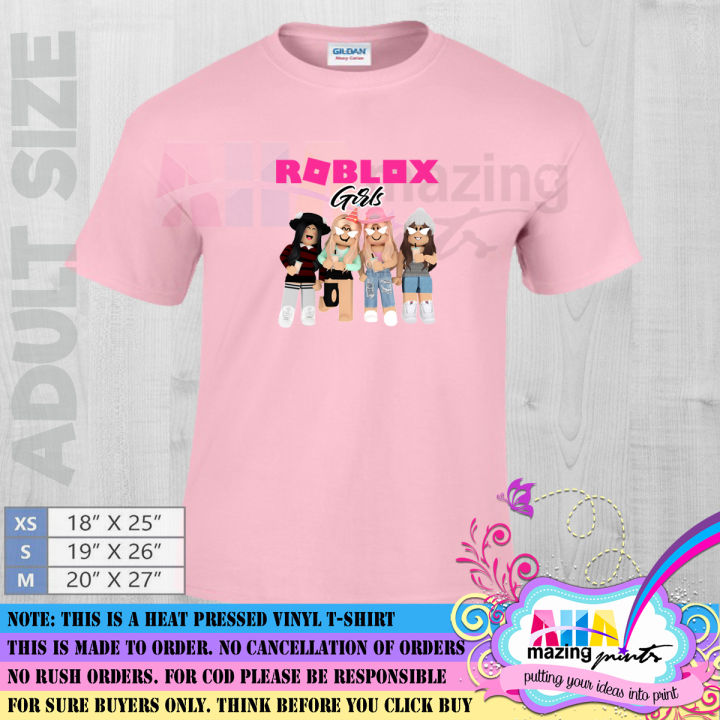 5-9 Years Boy Girl Short Sleeve Roblox Printed T-shirt Tops