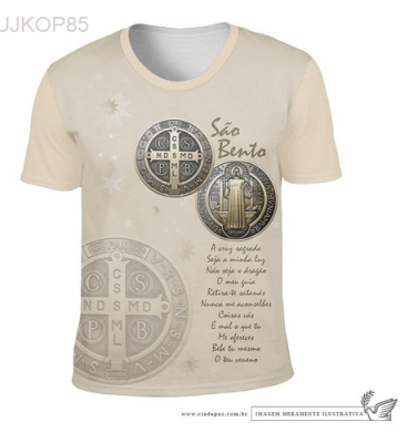 2023 New Camiseta Medalha Sao Bento (free custom name&amp;) Unisex T-shirt 【Free custom name】