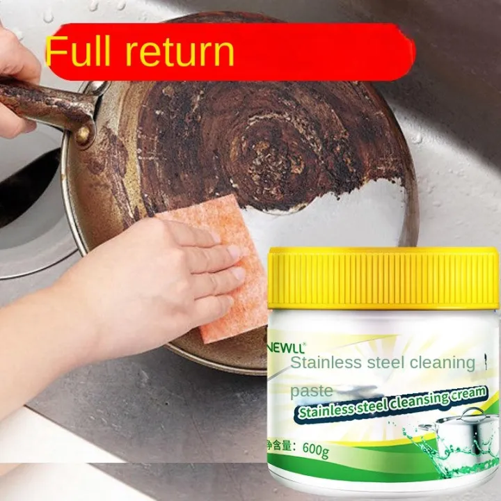 💖READY STOCK💖 Stainless Steel Cleaning Cream Kitchen Cleaner Strong ...