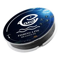 QXO 100ม. 4 X8สายเบ็ดตกปลาสายถักสายเคฟลาร์ PE ที่แข็งแกร่งหลายเส้นสำหรับวัสดุตกปลาโมโนฟิลาเมนต์ DYX3824สายเอ็นตกปลา