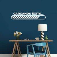 สติ๊กเกอร์ติดผนังคำคมสร้างแรงบันดาลใจในสเปน "Cargando Exito" เกม Deco Boy ตกแต่งห้อง AccessoriesQU35