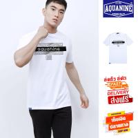 【Hot】 เสื้อยืด AQUANINE  tshirt  เสื้อยืดผู้ชาย รุ่น DYNAMIC เสื้อยืดสีขาว ลิขสิทธิ์แท้