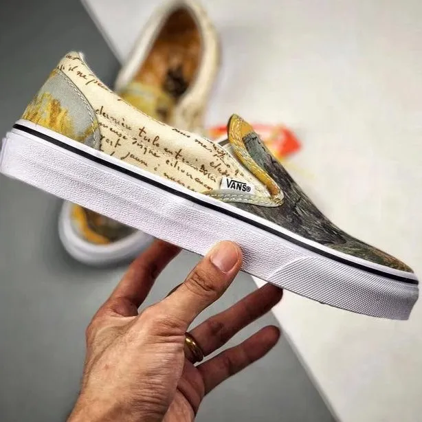 【ready stock】Van Gogh Museum x Vans canvas shoes casual