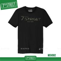 7th Street เสื้อยืด แนวสตรีท รุ่น ลายทหาร (ดำ) MSV002 (ของแท้)