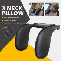 Upgrade Car Seat Headrest Pillow Adjustable U-Shaped Head And Neck Support Memory Foam Travel Sleeping Pad Support For Kid Adult Seat Cushions