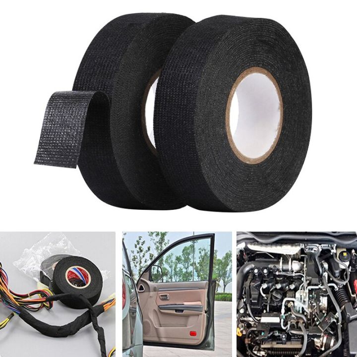 9-15-19-25mm-15m-heat-resistant-adhesive-cloth-fabric-tape-for-automotive-cable-tape-harness-wiring-loom-electrical-heat-tape-adhesives-tape