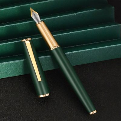ZZOOI New  Jinhao 95 Green Business Office Fountain Pen  Student School Stationery Supplies Ink Pens